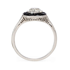 Art Deco onyx and diamond ring, Marcus & Co.