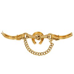 Antique lucky horseshoe bracelet, France