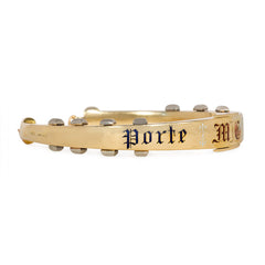 Antique "porte bonheur" horseshoe bracelet