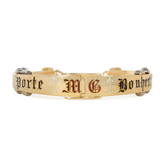 Antique "porte bonheur" horseshoe bracelet