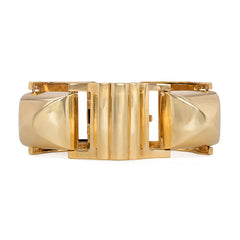 Retro 14k gold sugarloaf bracelet