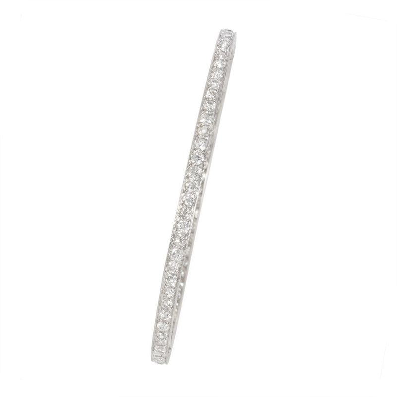 Art Deco diamond bangle, France