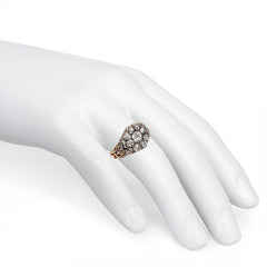 Antique diamond flower ring
