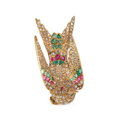 Antique hummingbird haircomb/brooch, France