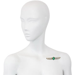 Art Deco Egyptian Revival scarab brooch, Cartier