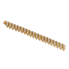 Gold and diamond "flamme" bracelet, Van Cleef & Arpels, Paris