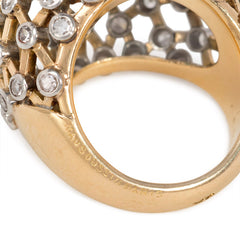 Gold and emerald cocktail ring, Mauboussin