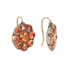 Antique topaz earrings