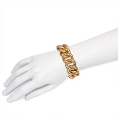 Retro oversized curblink bracelet