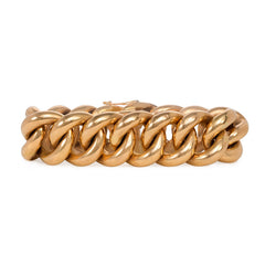 Retro oversized curblink bracelet