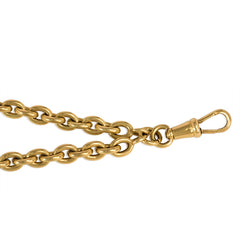 Antique gold cable link longchain, France