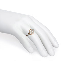 Antique foiled rose-cut diamond ring