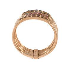 Multistone harem ring