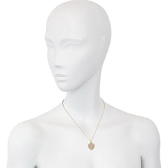 Antique pearl and diamond heart locket