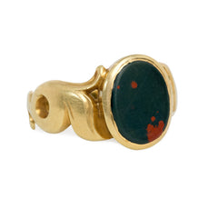 Antique bloodstone ring