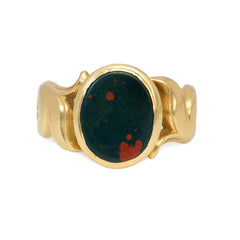 Antique bloodstone ring