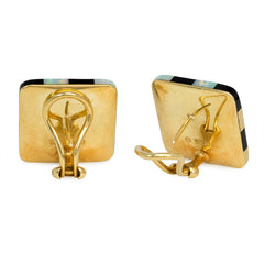 Inlaid opal and black jade earrings, Angela Cummings, Tiffany & Co.