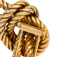 Gold knot brooch, Hermès