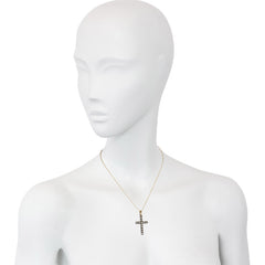 Antique diamond cross, France