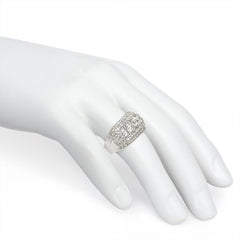 Stepped Art Deco diamond ring