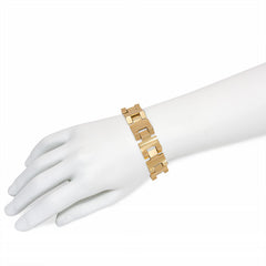 French export Retro gold tank bracelet