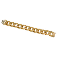 Cartier woven gold curblink bracelet, Paris