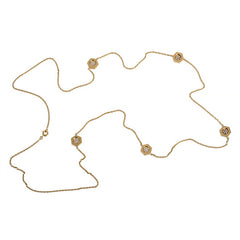 Cartier, Paris hexagonal gold and diamond chain