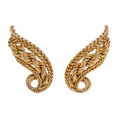 Sterlé, Paris Retro gold earrings