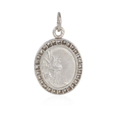 Antique Cartier carved Madonna pendant, France.