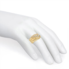 Antique gold and diamond snake ring, London