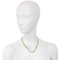 French antique gold filigree necklace