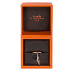Olive fruit and leaf charm ring, Hermès, Paris
