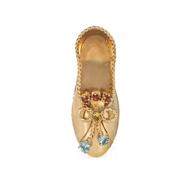 Paul Flato Retro shoe brooch
