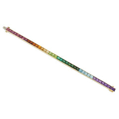 Estate rainbow line bracelet