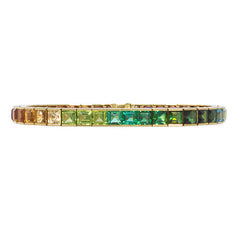 Estate rainbow line bracelet