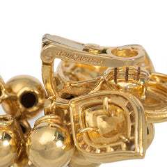 Boucheron estate gold and diamond grape earrings