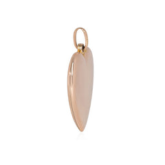Oversized antique gold heart locket
