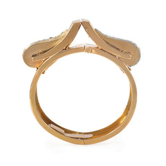 Convertible Retro French cuff bracelet with clips