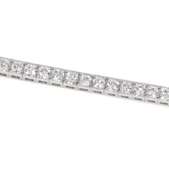 Art Deco diamond line bracelet