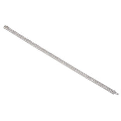 Art Deco diamond line bracelet