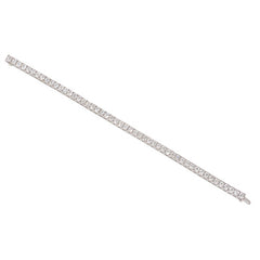 Art Deco diamond line bracelet