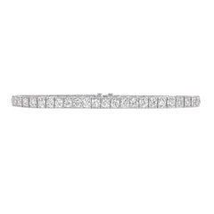 Art Deco diamond line bracelet