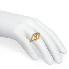 Boucheron estate gold mariner's knot ring