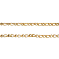 1970s figaro link gold chain