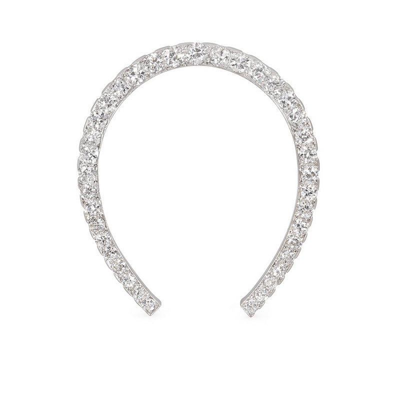 Antique diamond horseshoe brooch