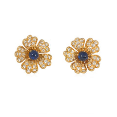 Boucheron day-to-night sapphire and diamond earrings