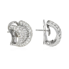 Köchert Retro diamond hoop earrings.