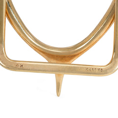 Cartier Retro gold wishbone money clip