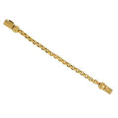 Georgian belcher-link gold and garnet bracelet
