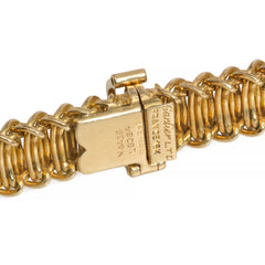 Cartier mid-century twisted gold necklace